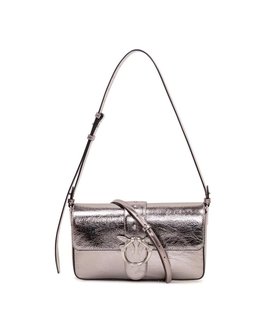 Pinko Gray Shoulder Bags