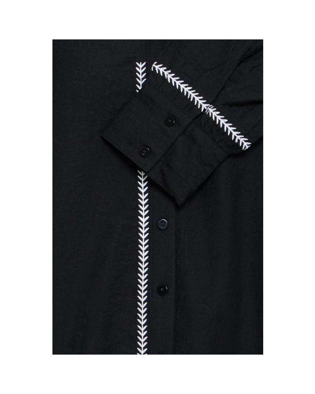 Blouses Ichi de color Black