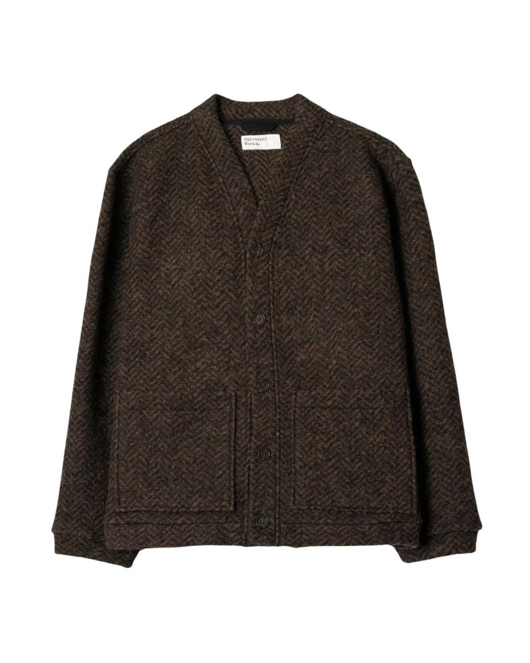 Cardigans di Universal Works in Black da Uomo