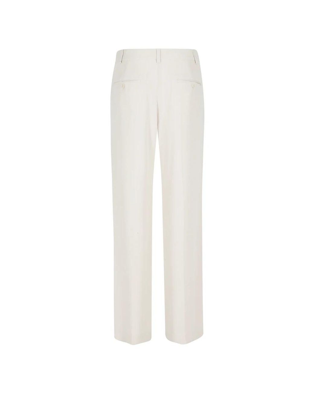 Isabel Marant White Straight Trousers