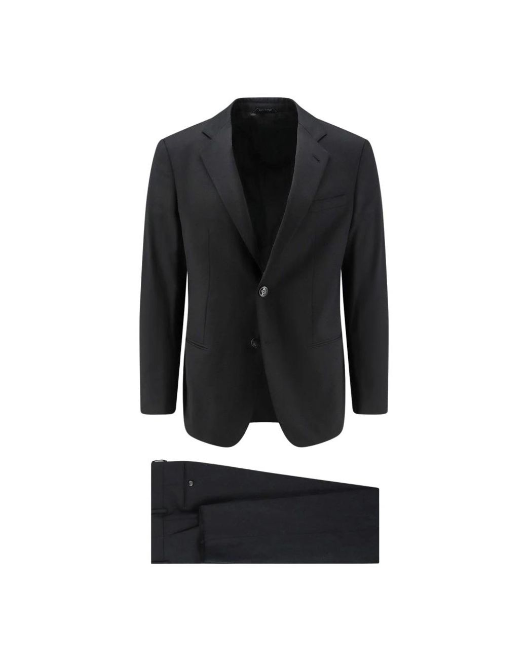 Giorgio Armani Black Single Breasted Suits for men