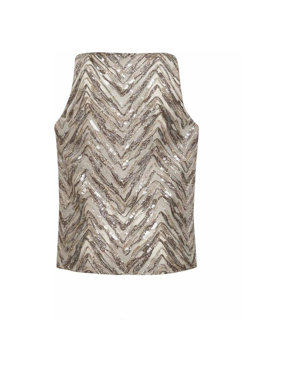 Brunello Cucinelli Gray Sleeveless Tops