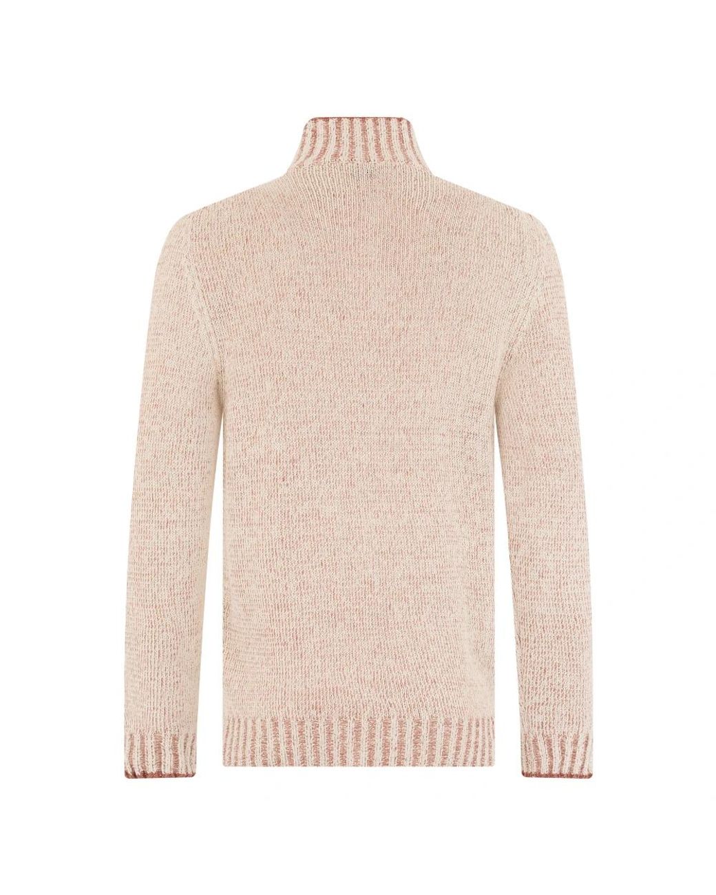 Fedeli Natural V-Neck Knitwear for men