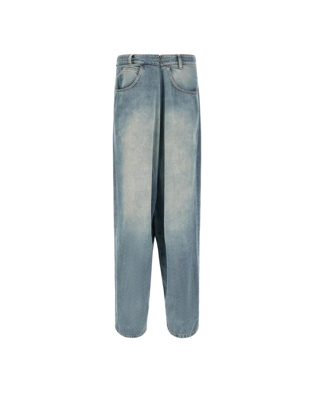 Maison Margiela Blue Loose Fit Jeans for men