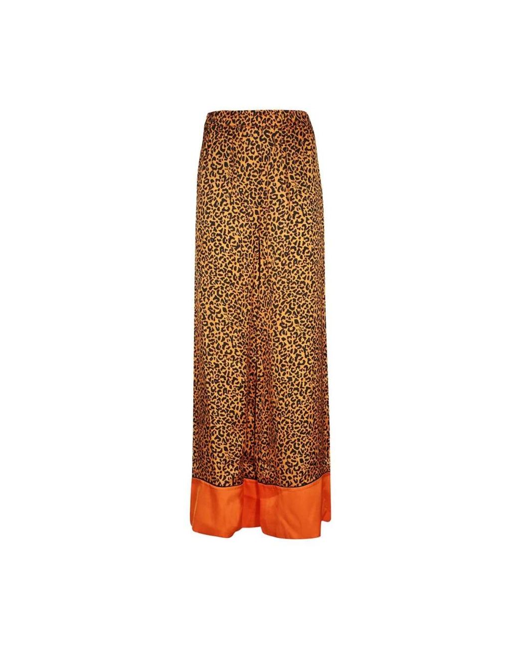 Karl Lagerfeld Brown Wide Trousers
