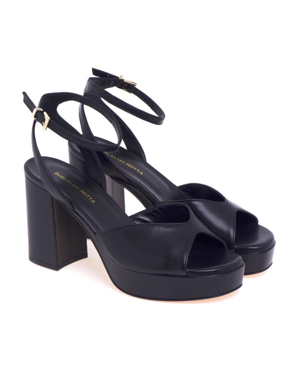 Guglielmo Rotta Blue High Heel Sandals