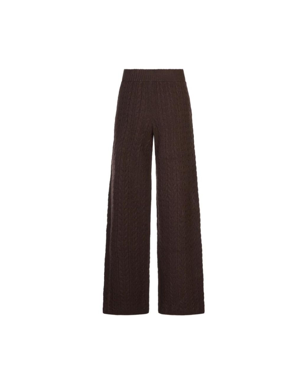 Agnona Brown Wide Trousers