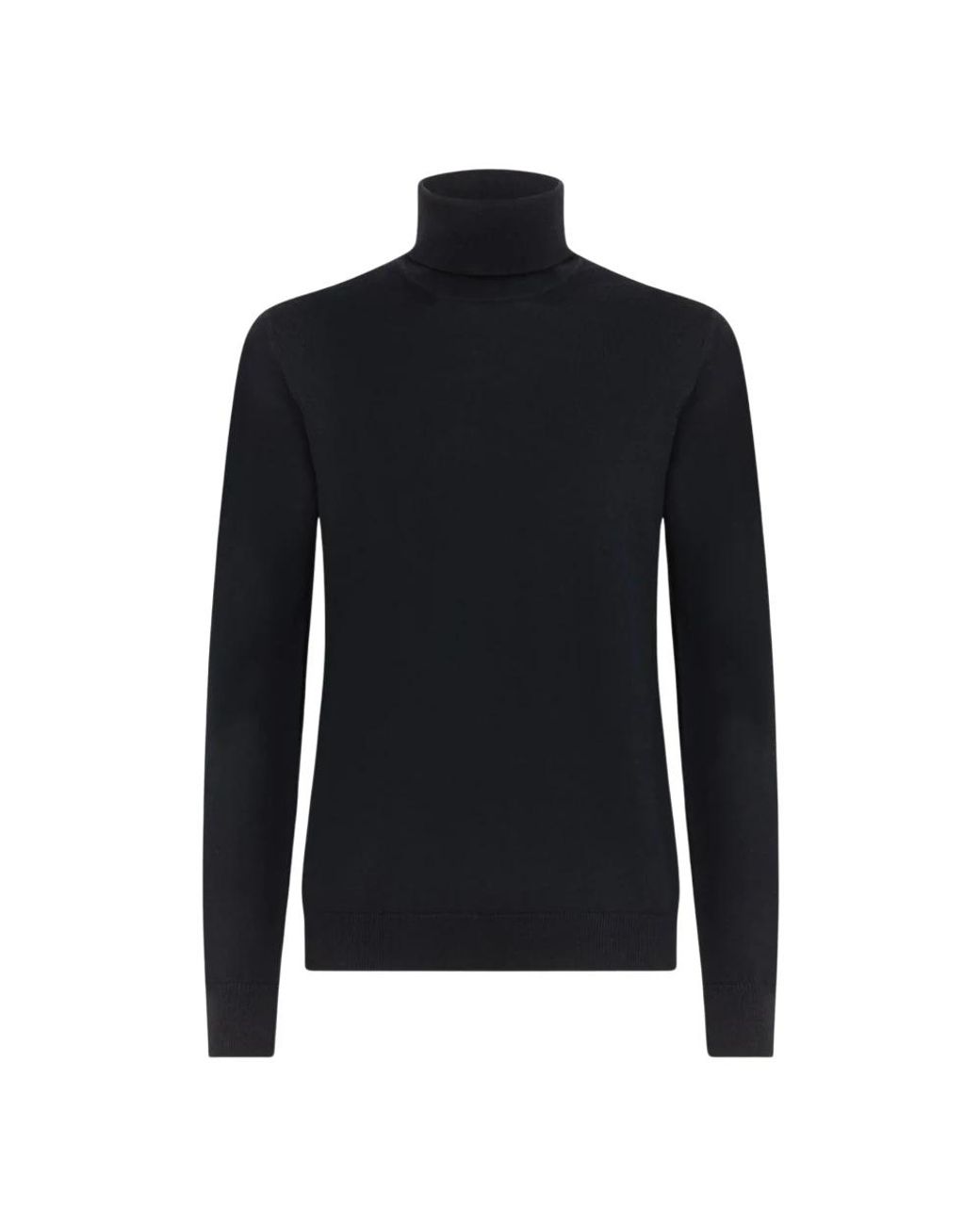 Alpha Industries Basic Turtleneck Sweater in het Black voor heren
