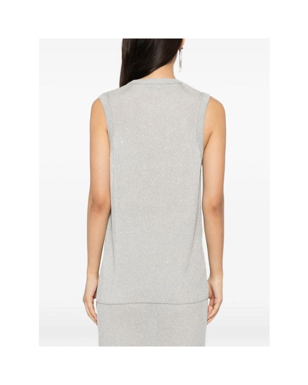 Tom Ford Gray Sleeveless Tops