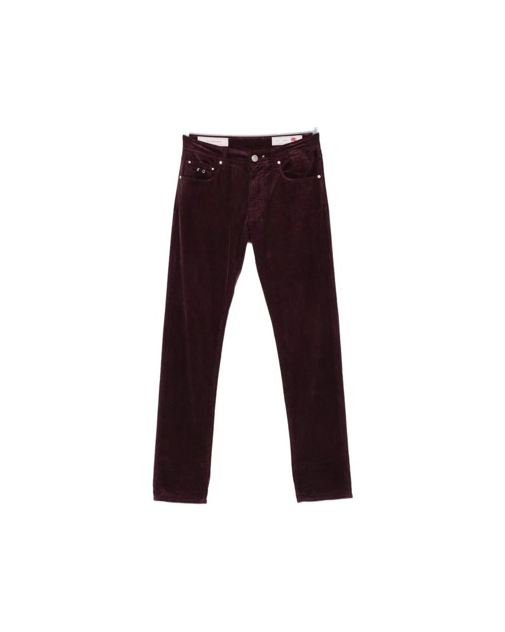 Tramarossa Purple Slim-Fit Trousers for men