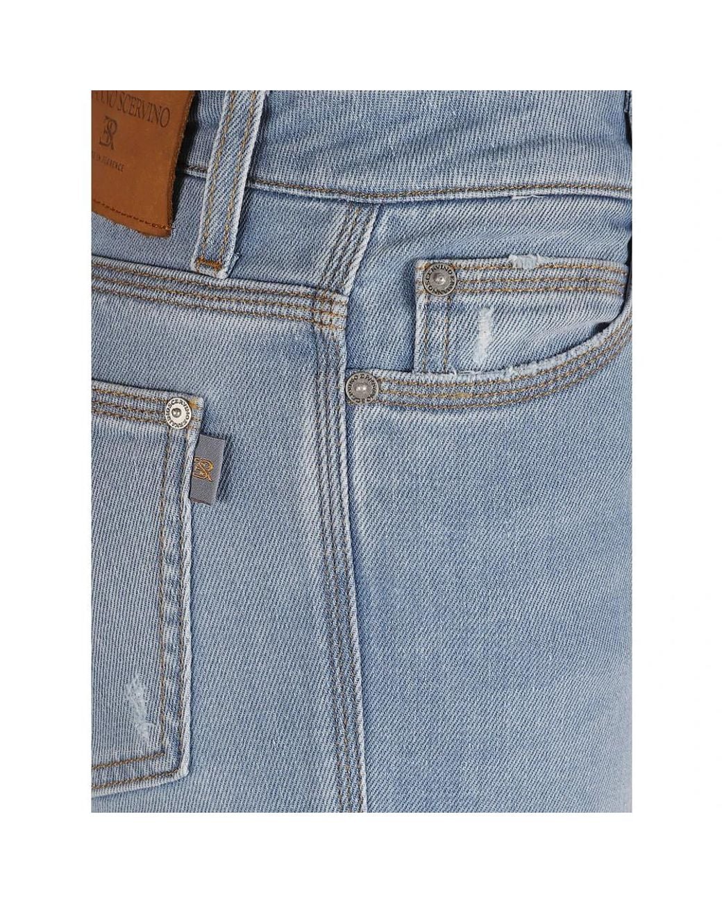 Ermanno Scervino Blue Slim Fit Jeans