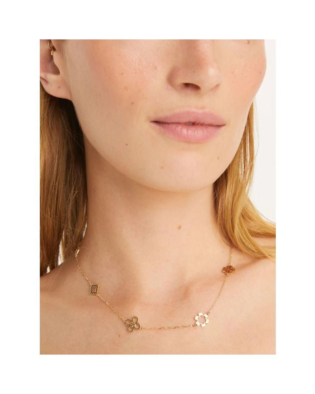 Necklaces Tory Burch de color Metallic