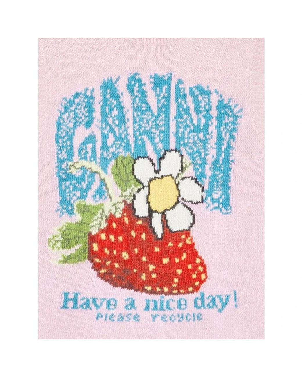 Ganni Pink Sleeveless Tops