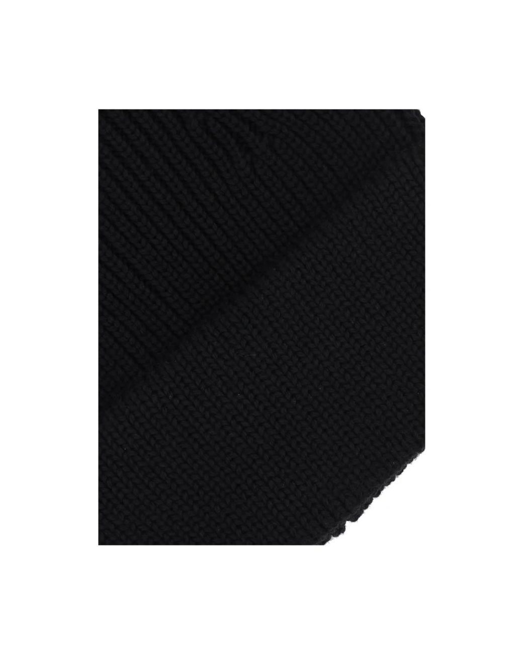 Roberto Collina Black Beanies for men