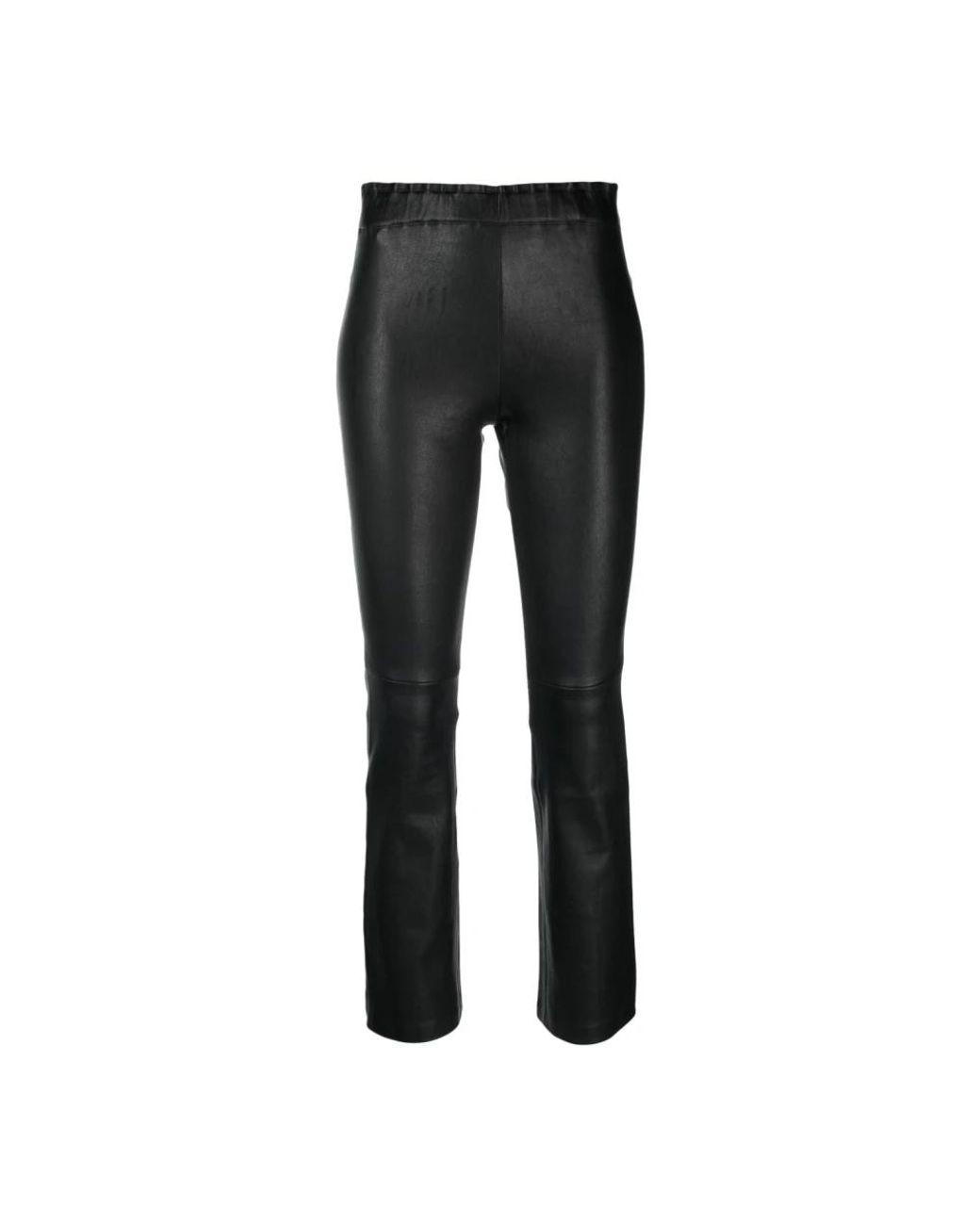 Stouls Black Leather Trousers