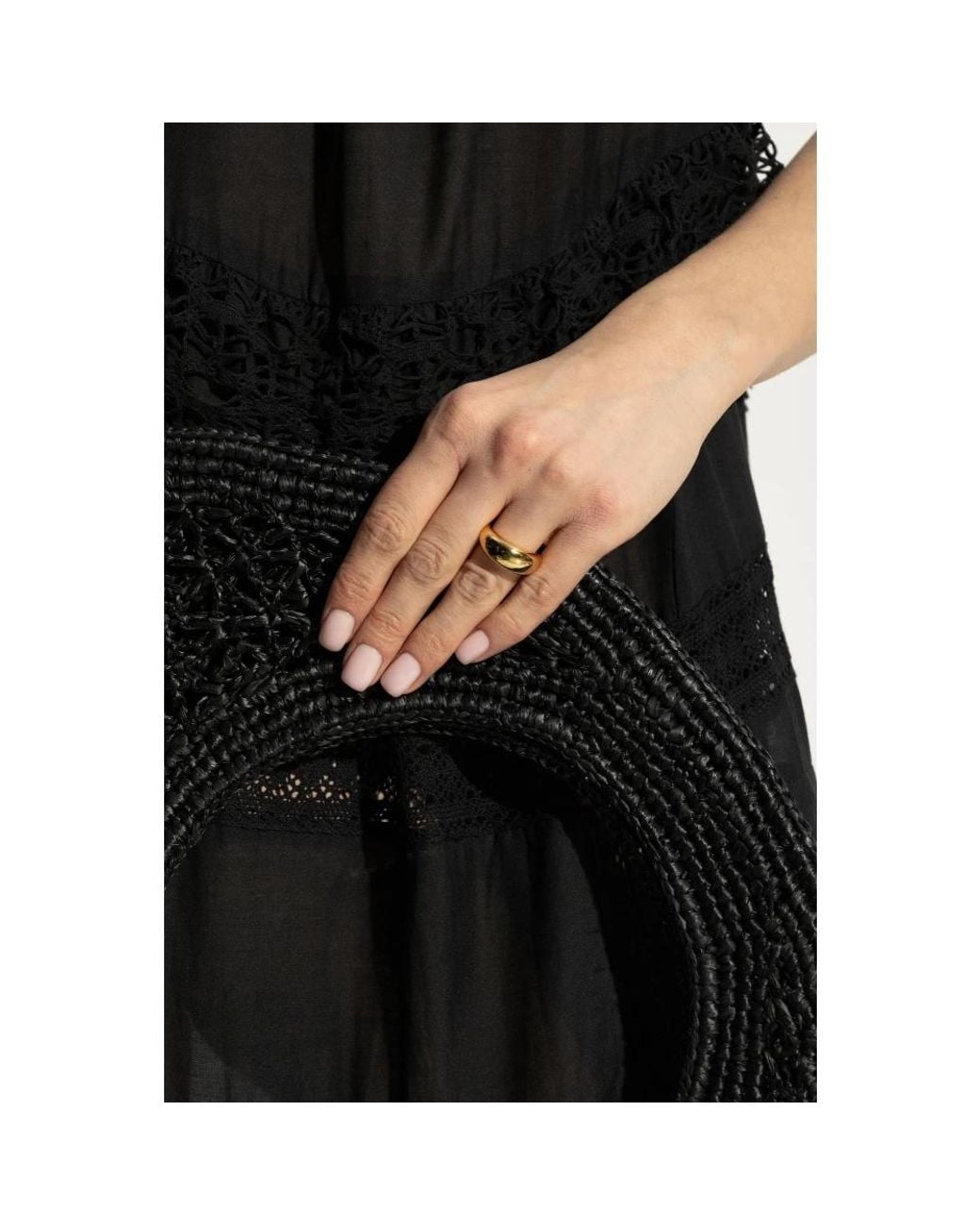 Rings LIE STUDIO en coloris Metallic