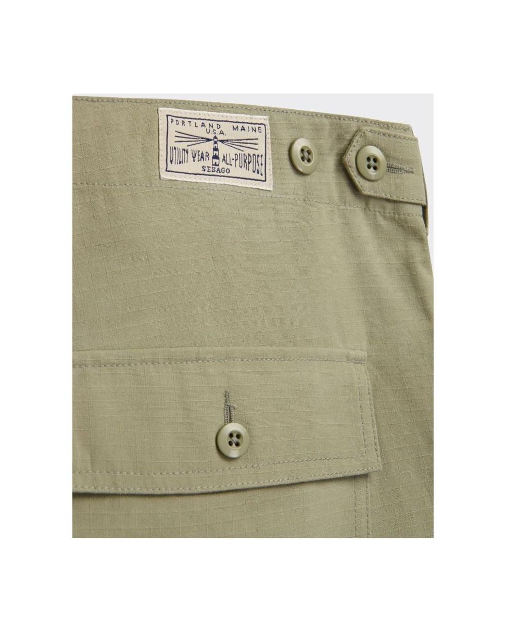 Sebago Green Casual Shorts for men