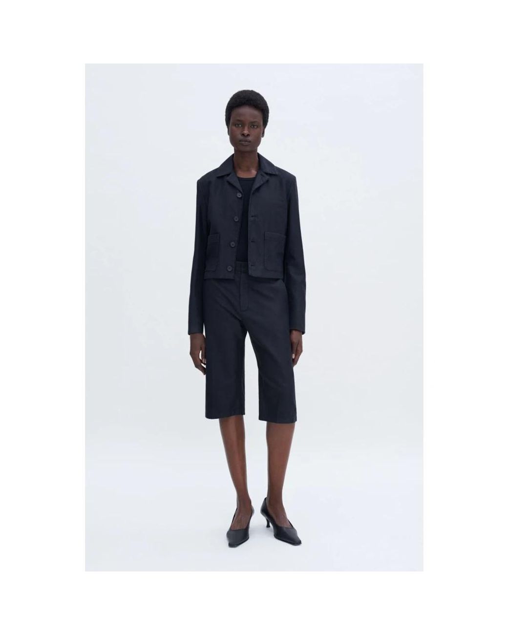 Filippa K Blue Bermudas