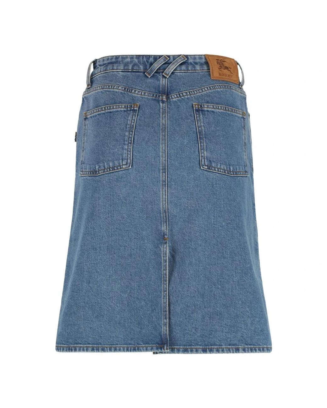Burberry Blue Denim Skirts