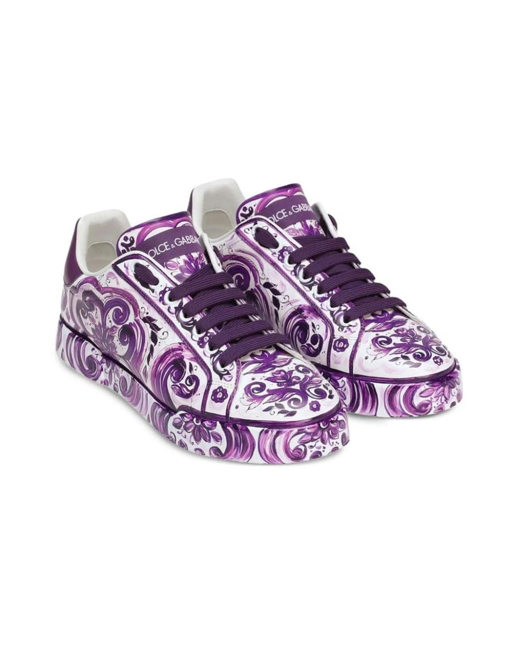 Dolce & Gabbana Purple Sneakers