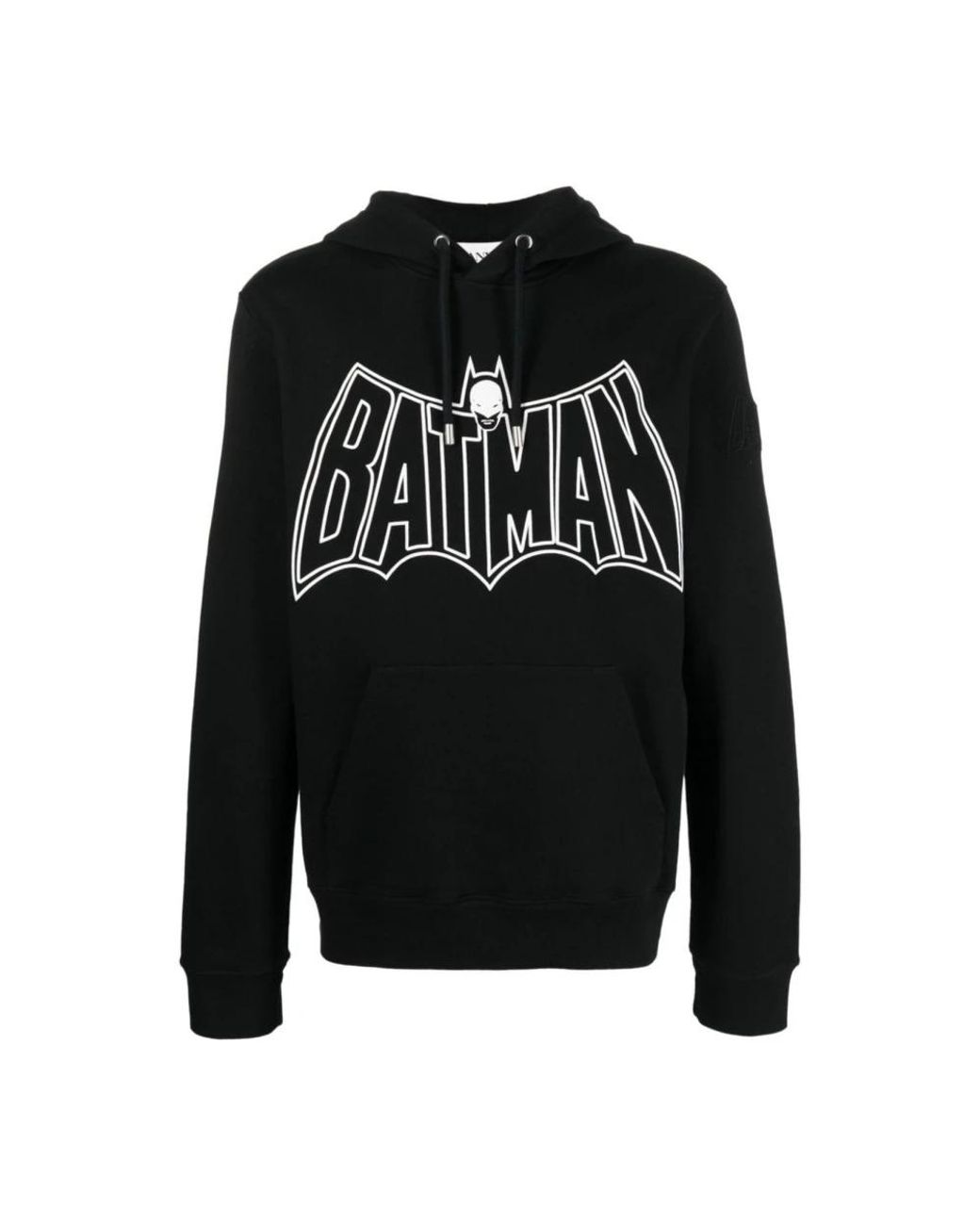 Lanvin Black Batman Hooded Sweatshirt for men