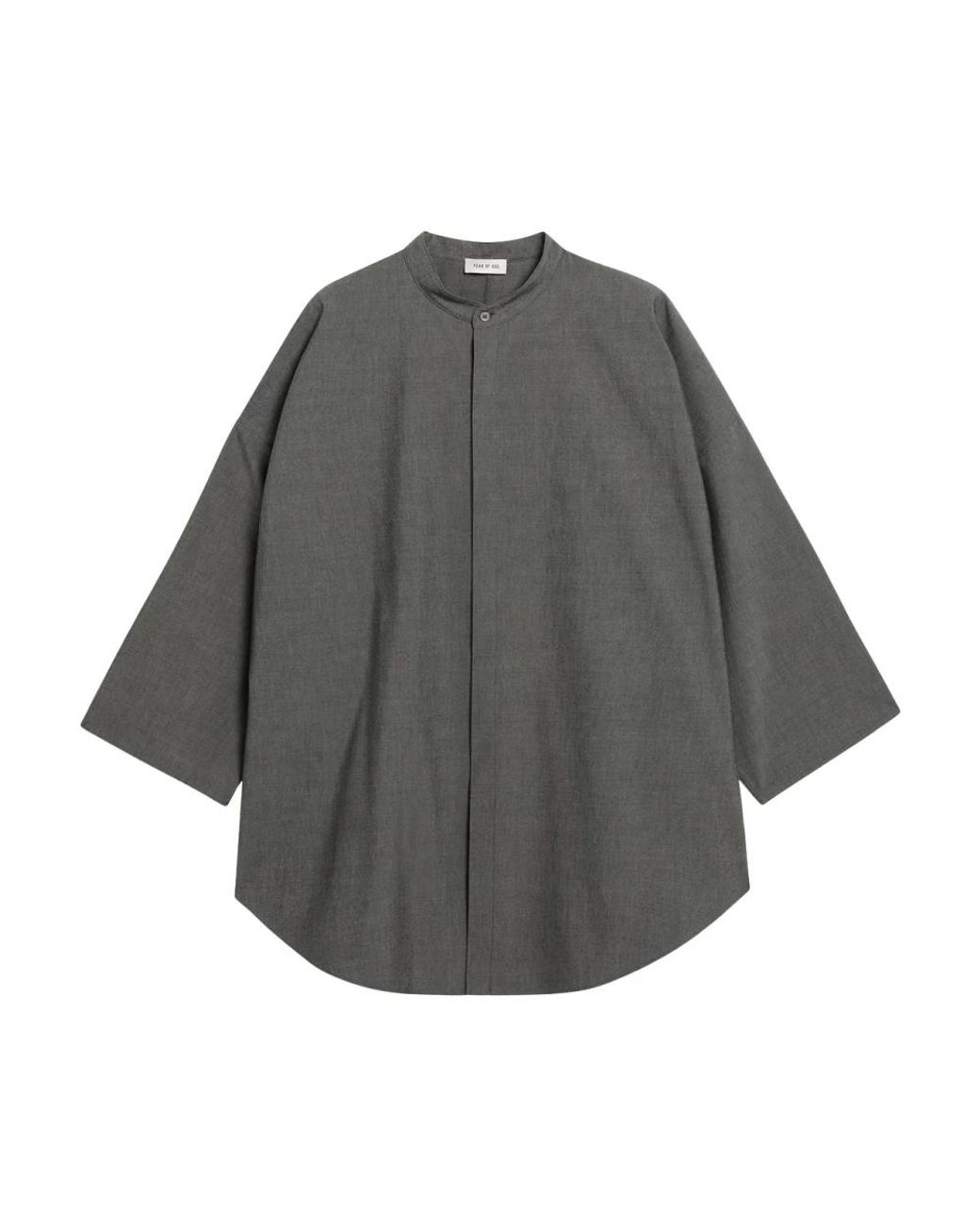 Fear Of God Gray Casual Shirts for men