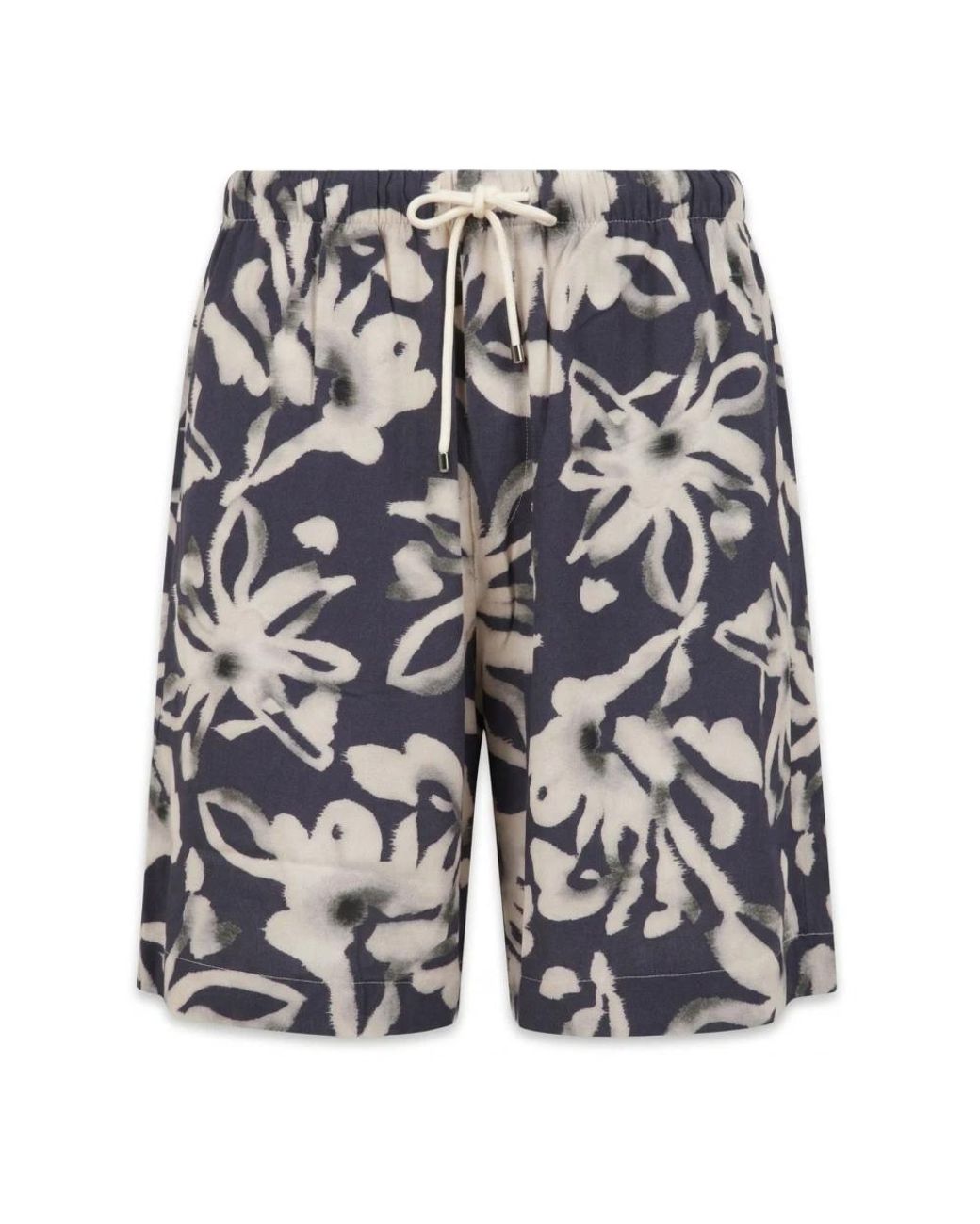 Laneus Blue Casual Shorts for men