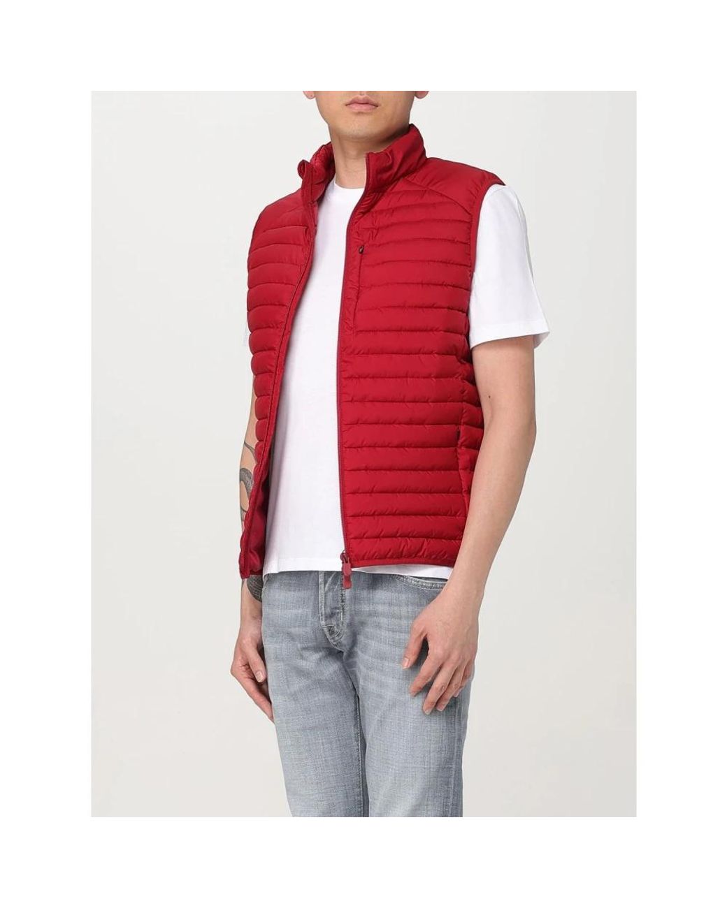 Save The Duck Red Waistcoats for men