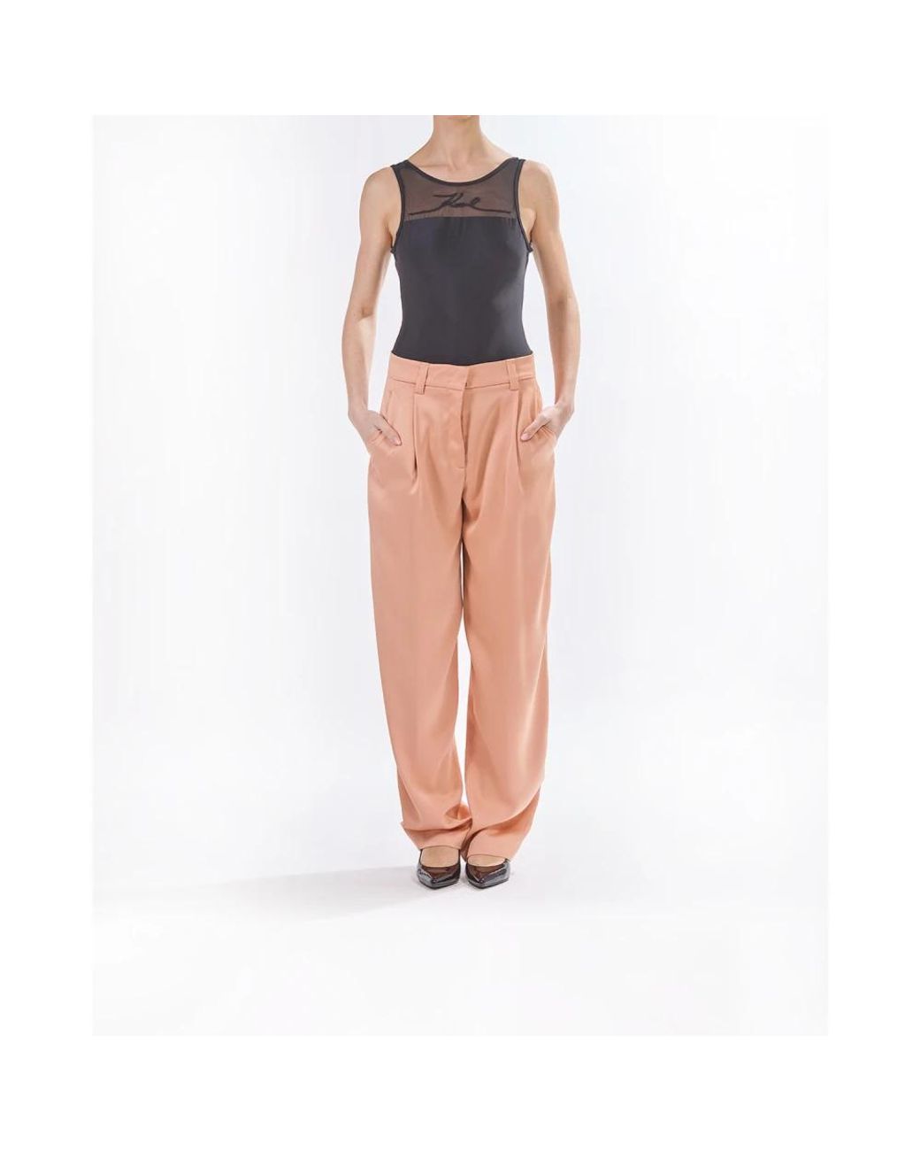 Genny Pink Wide Trousers