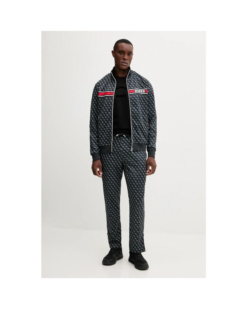 Zip-Throughs Guess de hombre de color Black