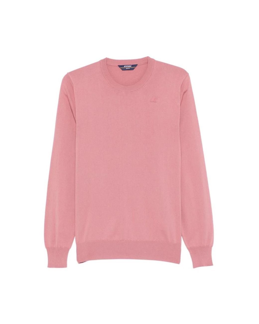K-Way Pink Round-Neck Knitwear for men