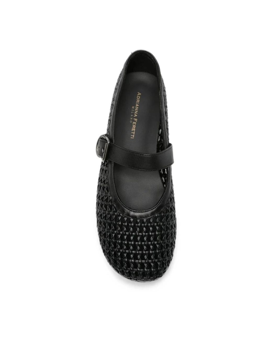 ADRIANNA FERETTI Black Ballerina Shoes
