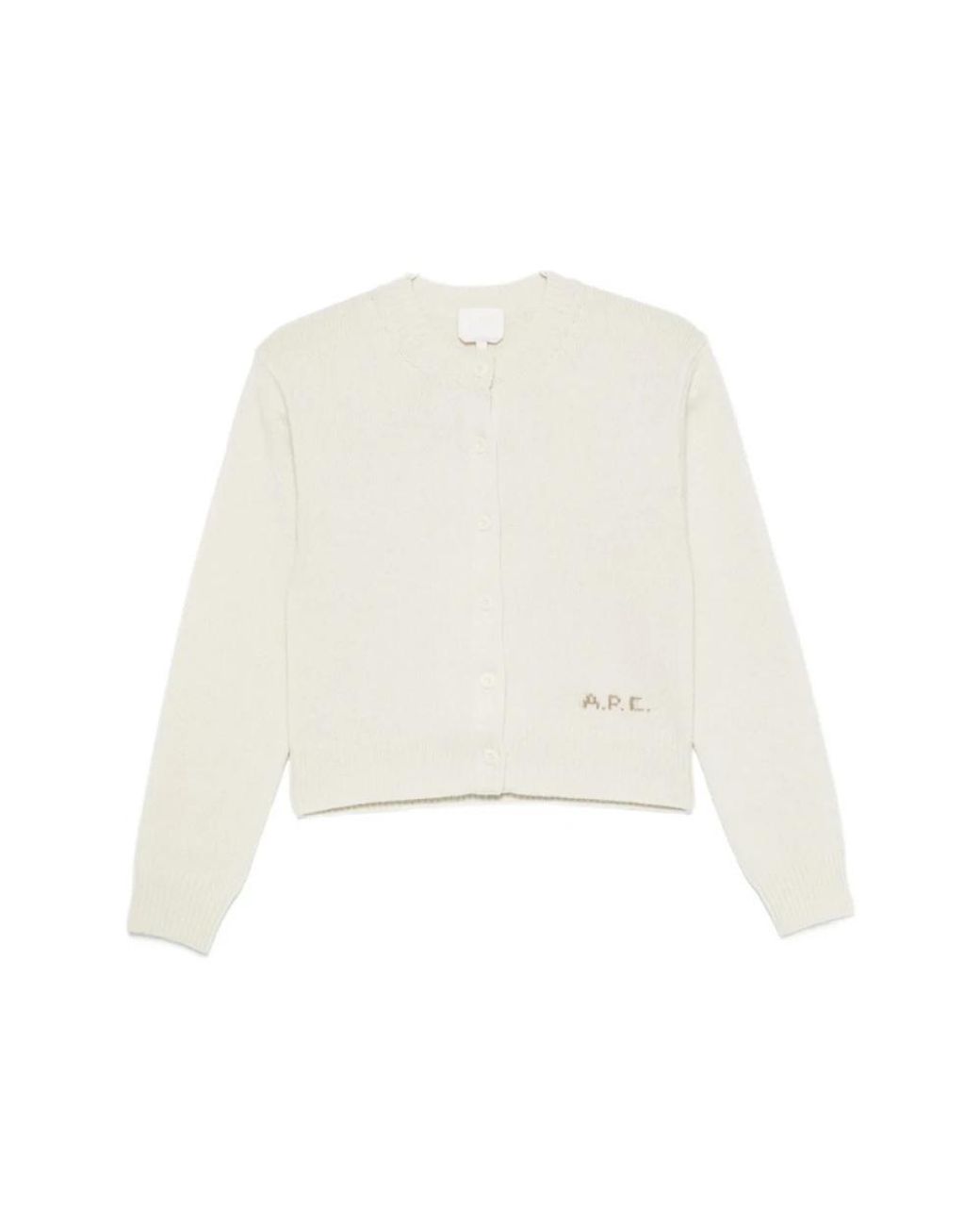 A.P.C. White Cardigans