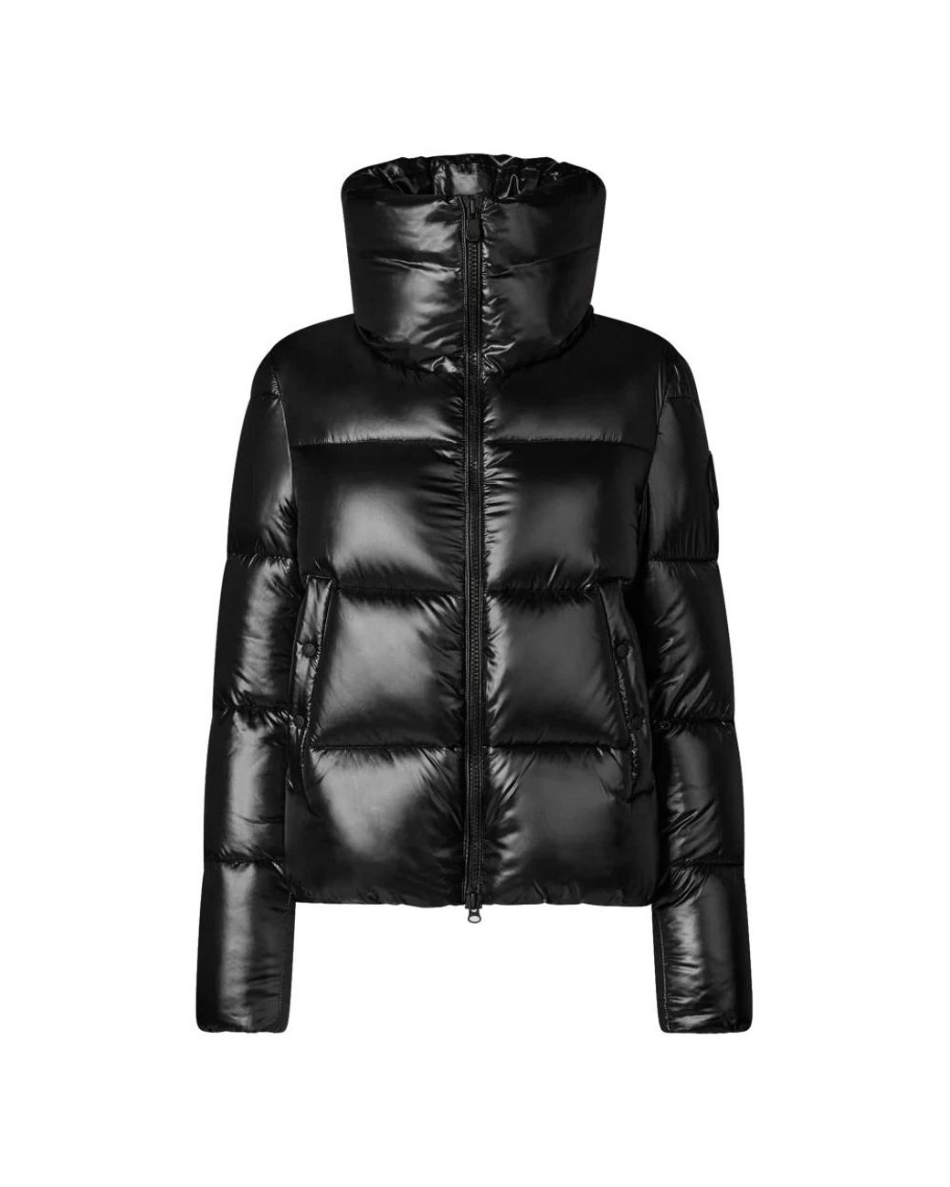Save The Duck Jassen ,Zwart ,Nylon Zwarte Isla Lichtgewicht Pufferjas in het Black