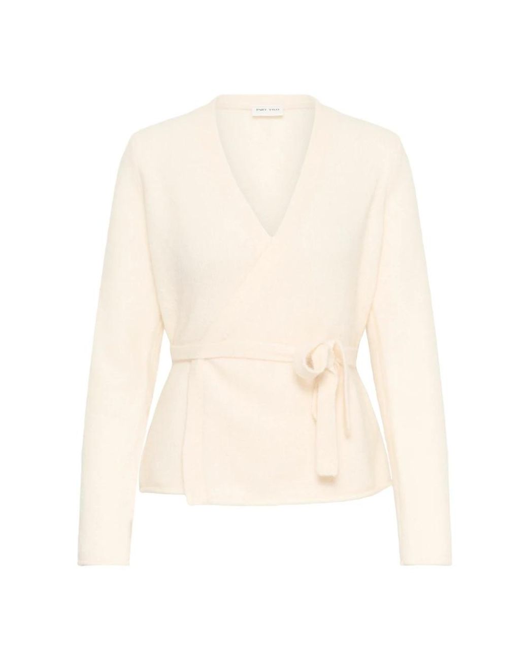 Part Two Cardigan in het White