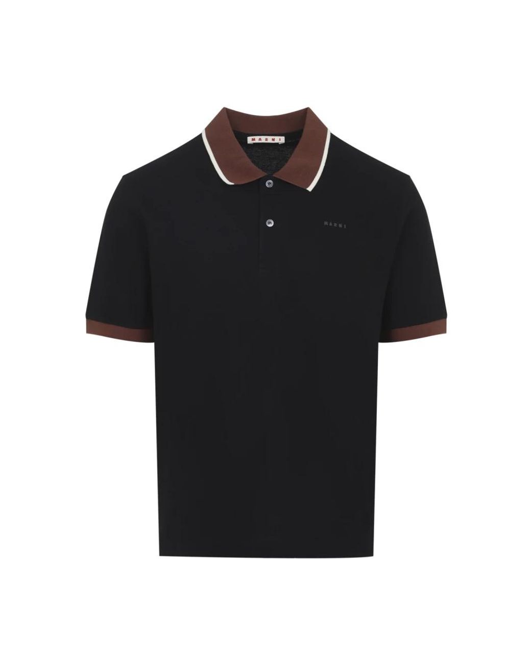 Marni Black Polo Shirts for men
