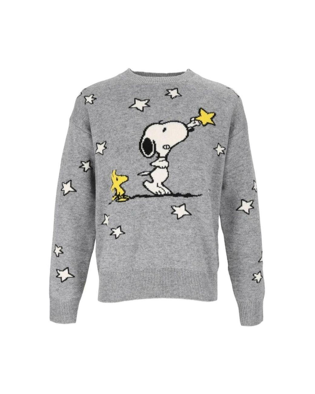 Mc2 Saint Barth Gray Round-Neck Knitwear