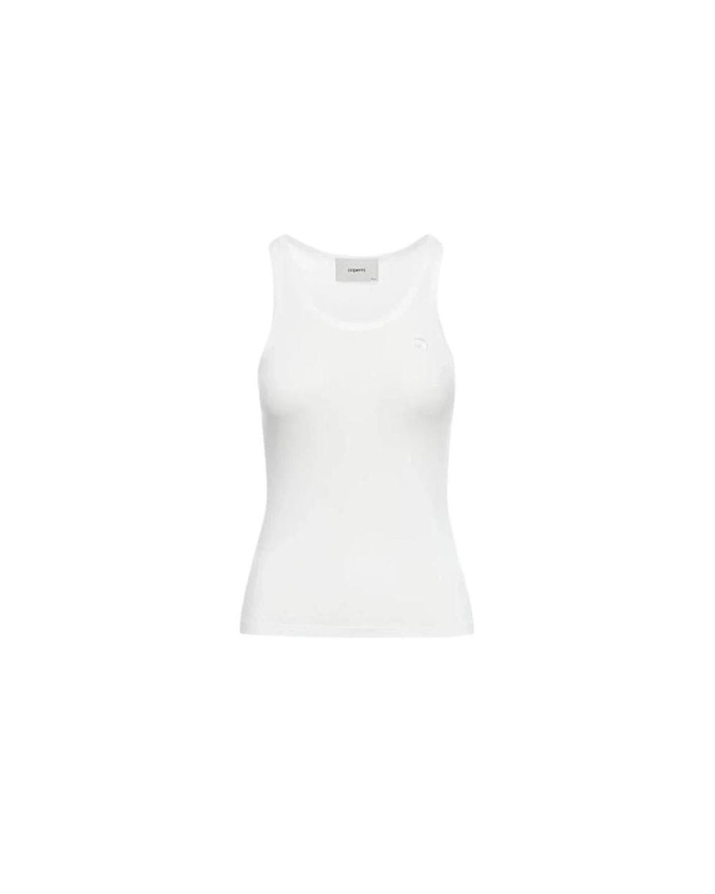 Coperni White Sleeveless Tops