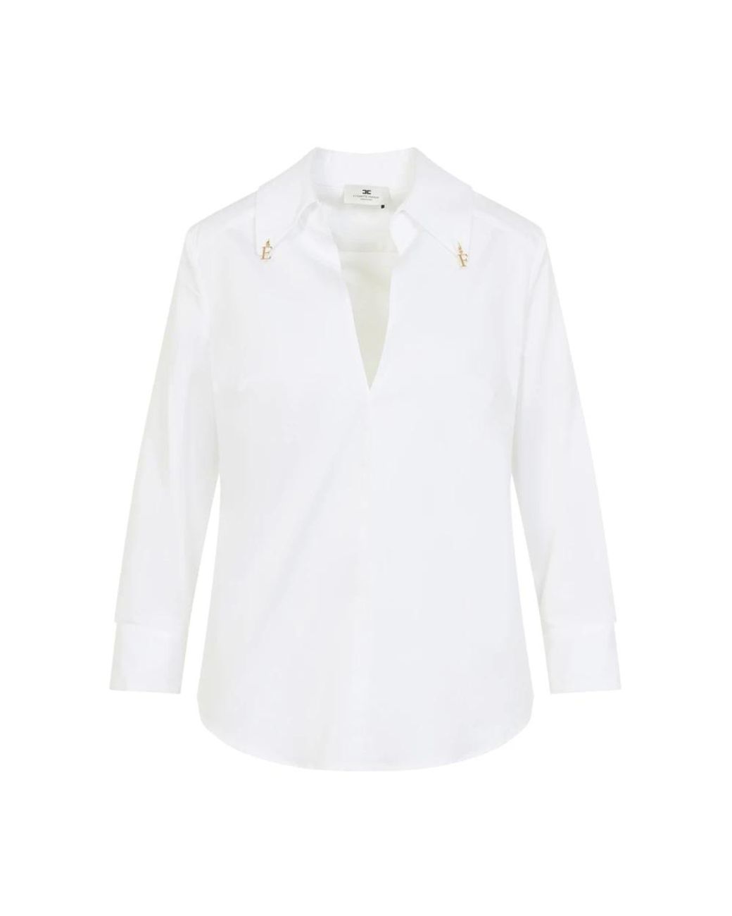 Elisabetta Franchi White Shirts