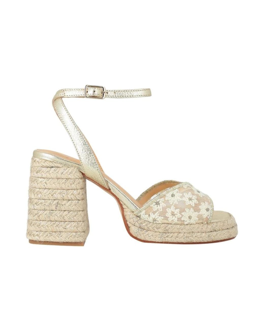 Castaner White High Heel Sandals