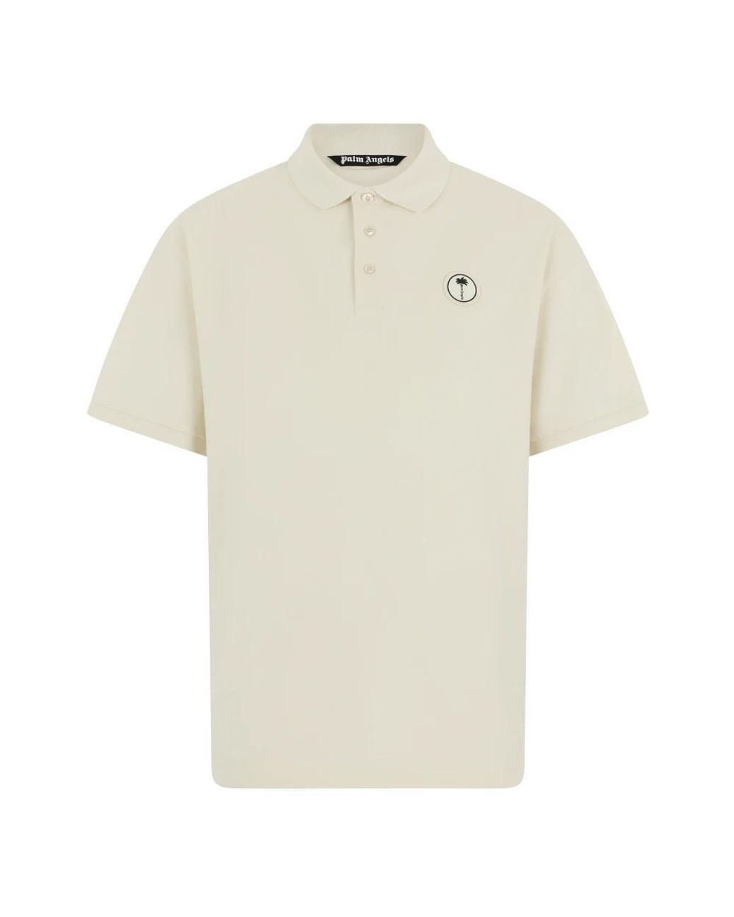 Palm Angels White Polo Shirts for men