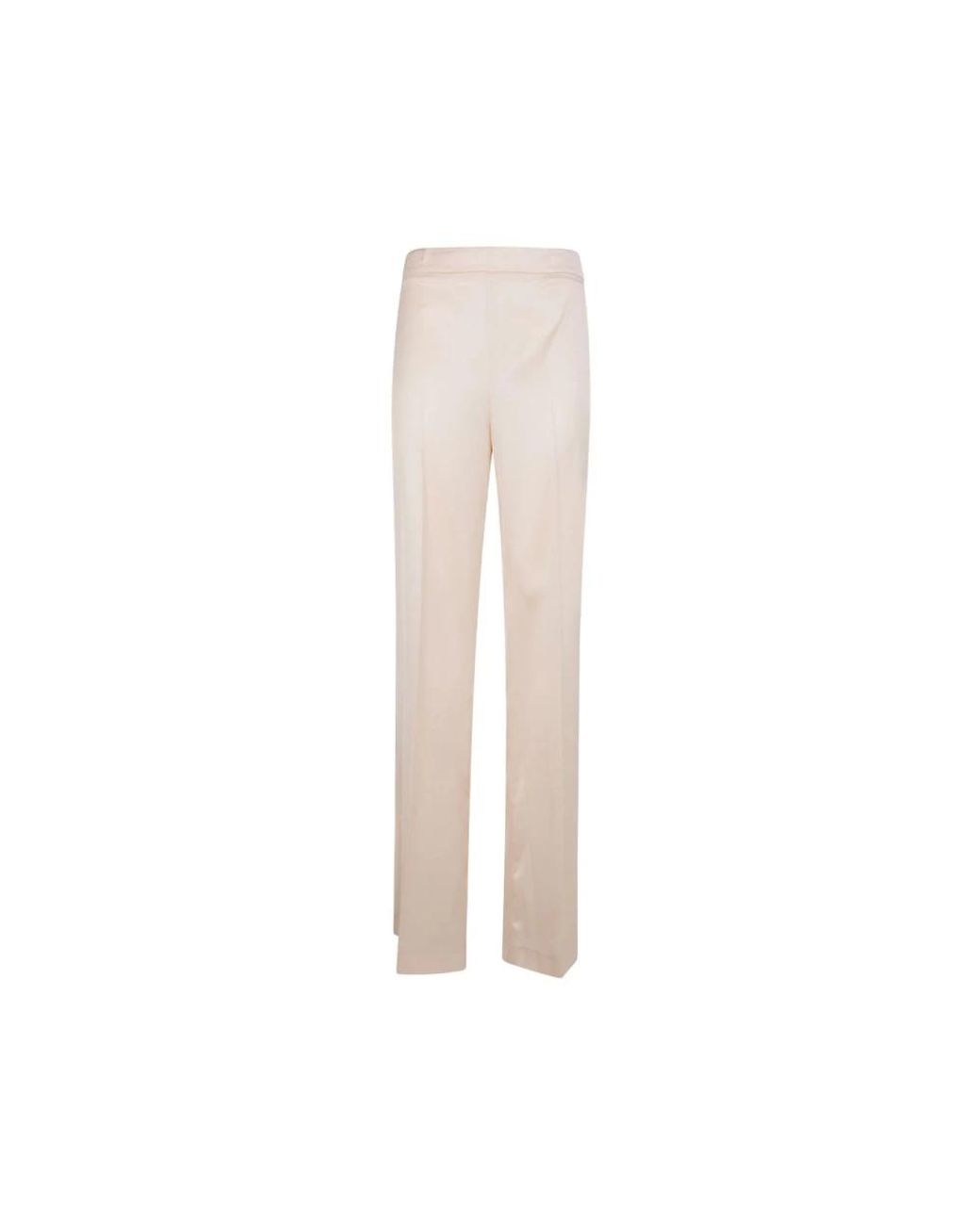 Twinset White Straight Trousers