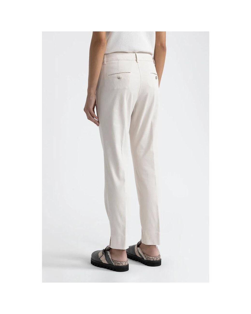 Peserico White Chinos