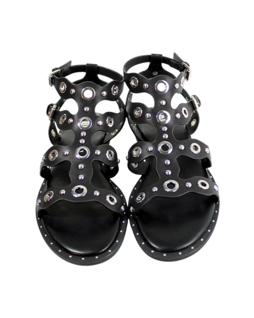 Bibi Lou Black Flat Sandals