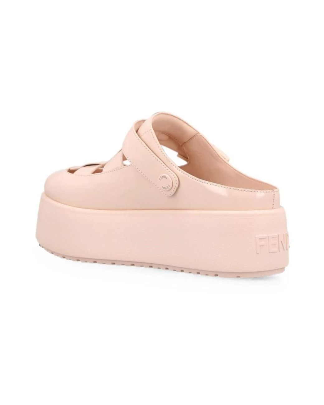 Mules Fendi de color Pink