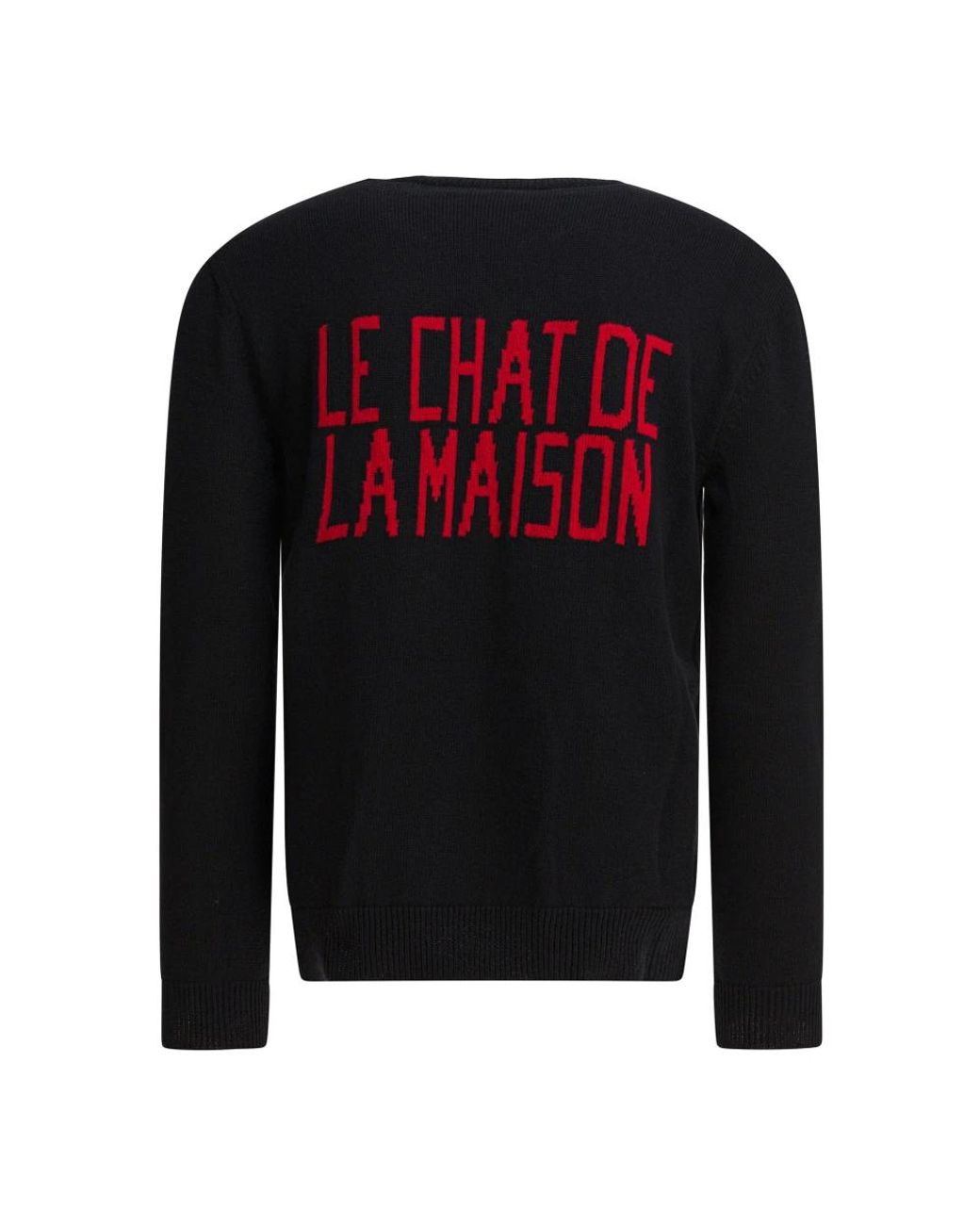 Valentino Black Round-Neck Knitwear for men
