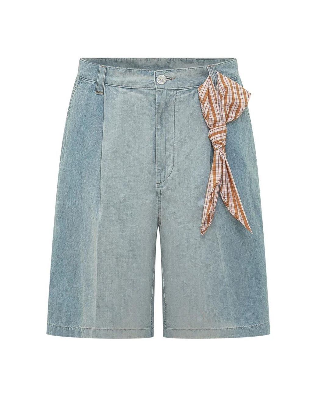 Marni Blue Denim Shorts for men