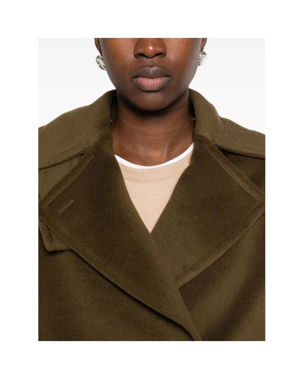 Tagliatore Green Double-Breasted Coats