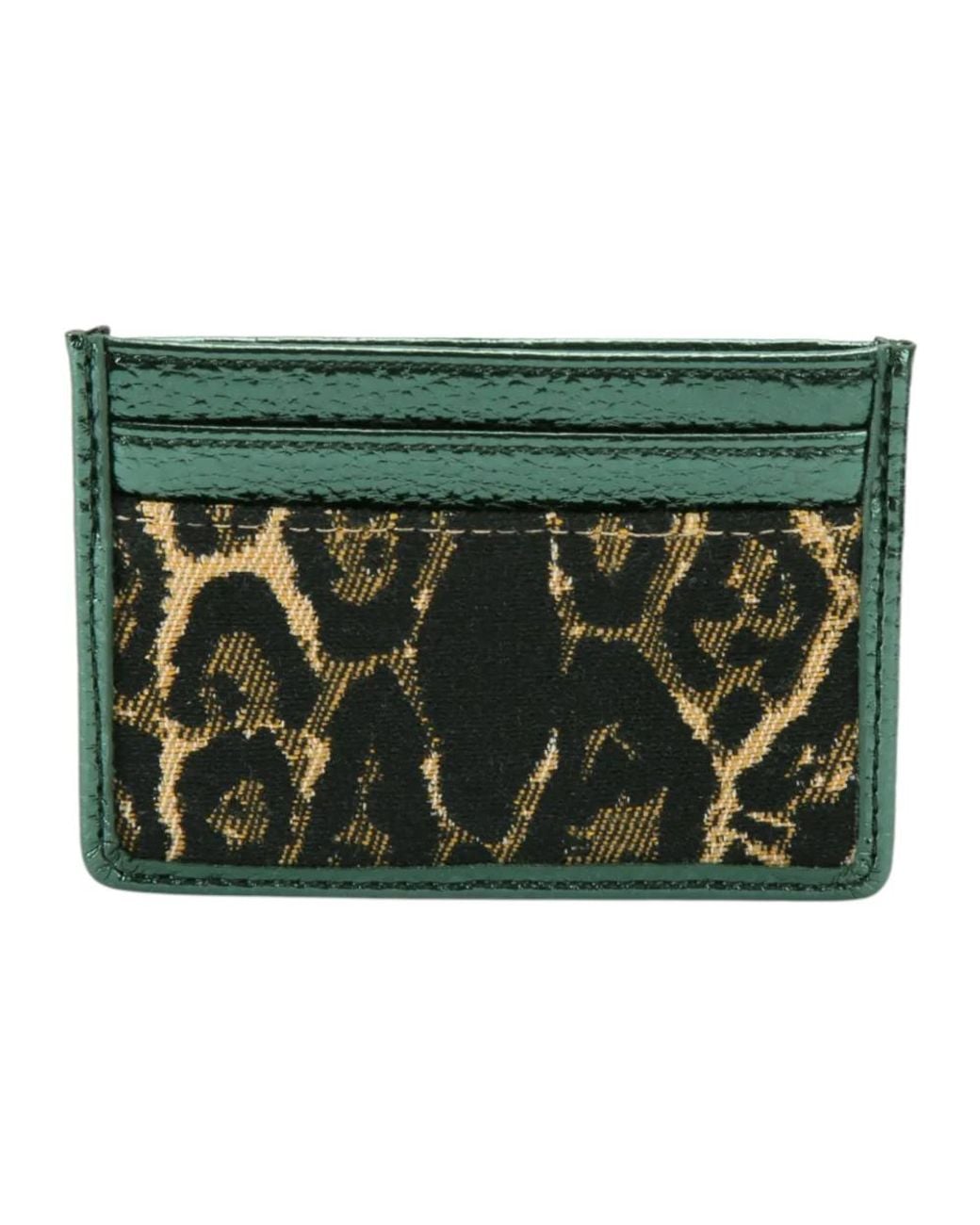 Kurt Geiger Green Zip Kartenhalter Geldbörse