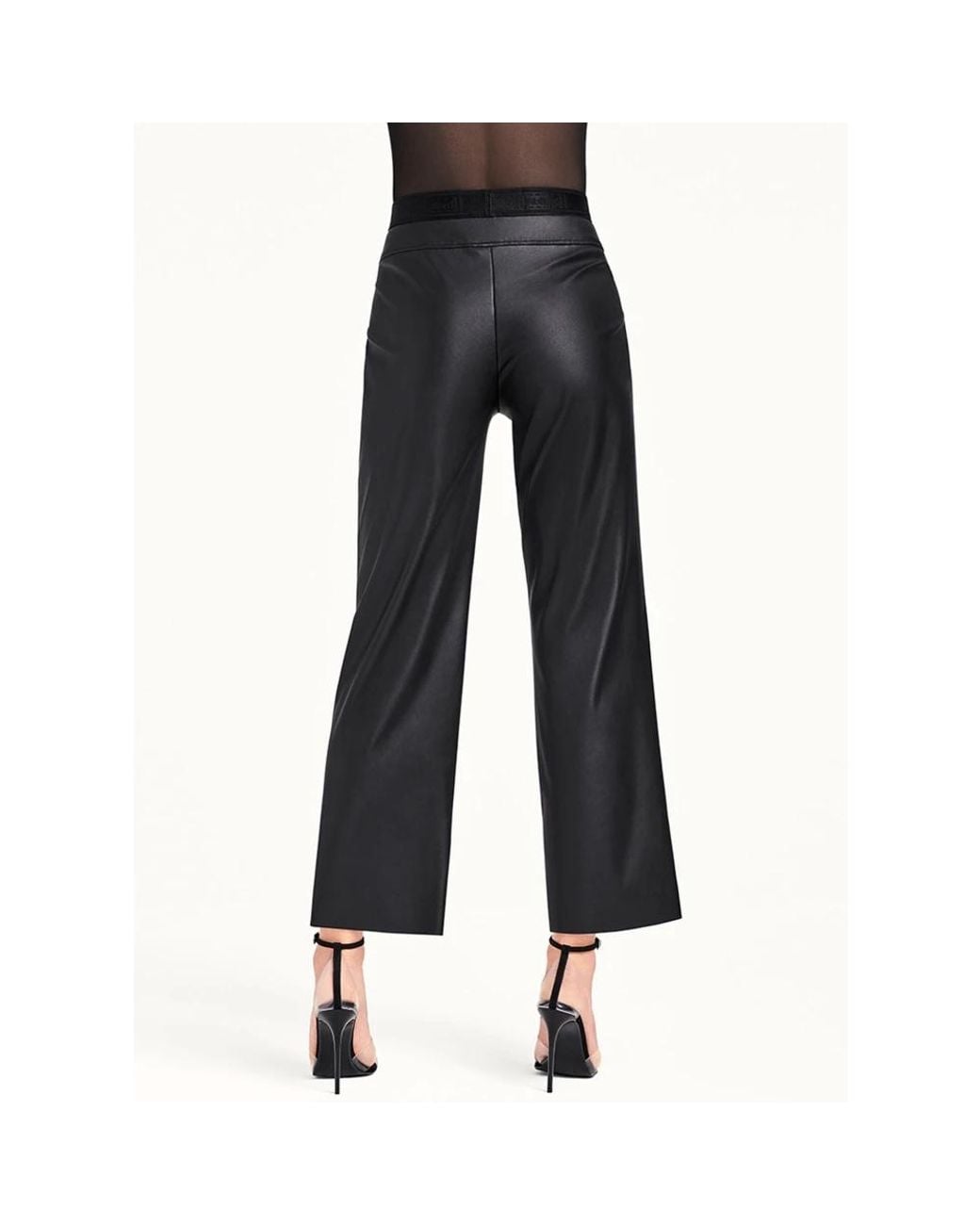 Wolford Black Wide Trousers